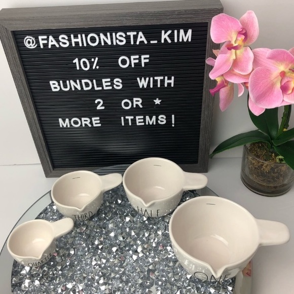 Rae Dunn white Measuring Cups - Picture 7 of 7